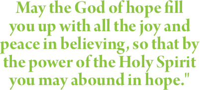 May the God of hope