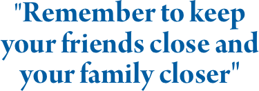 "Remember to keep 